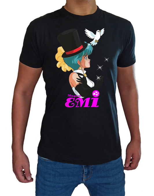 T Shirt Magica Emi Uomo Bambino Cartoni Animati Anni 80