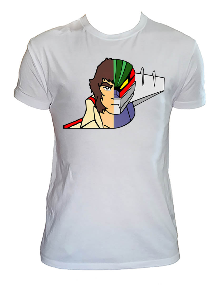 T Shirt Jeeg Robot Uomo Bambino Cartoni Animati Anni 80