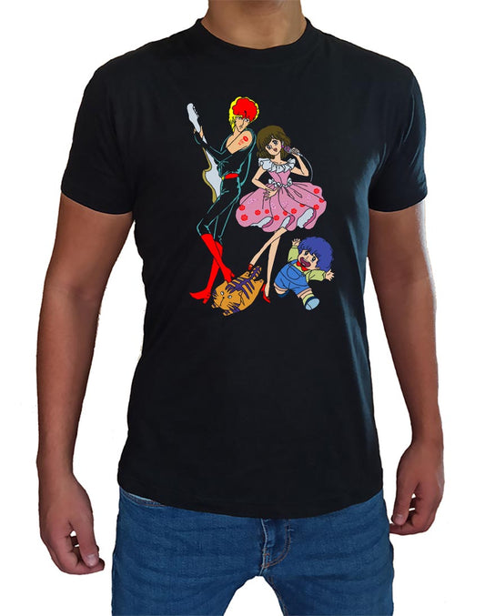 T Shirt Kiss Me Licia Uomo Bambino Cartoni Animati Anni 80