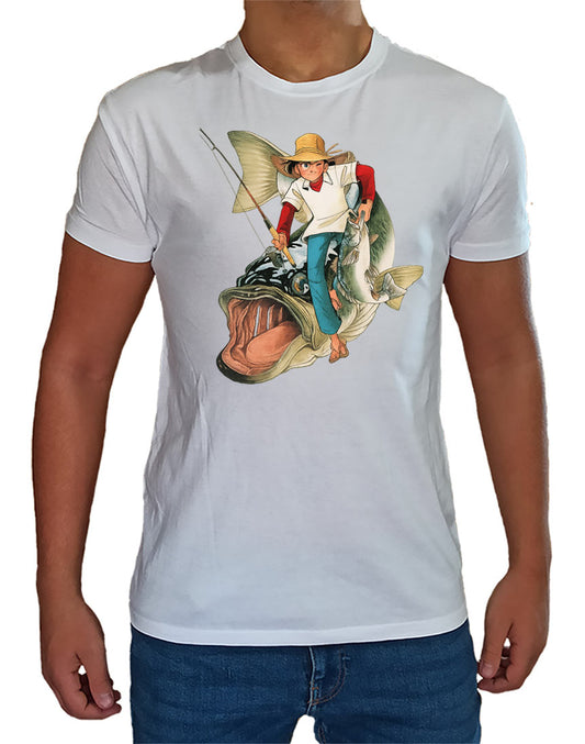 T Shirt Sampei Uomo Bambino Cartoni Animati Anni 80