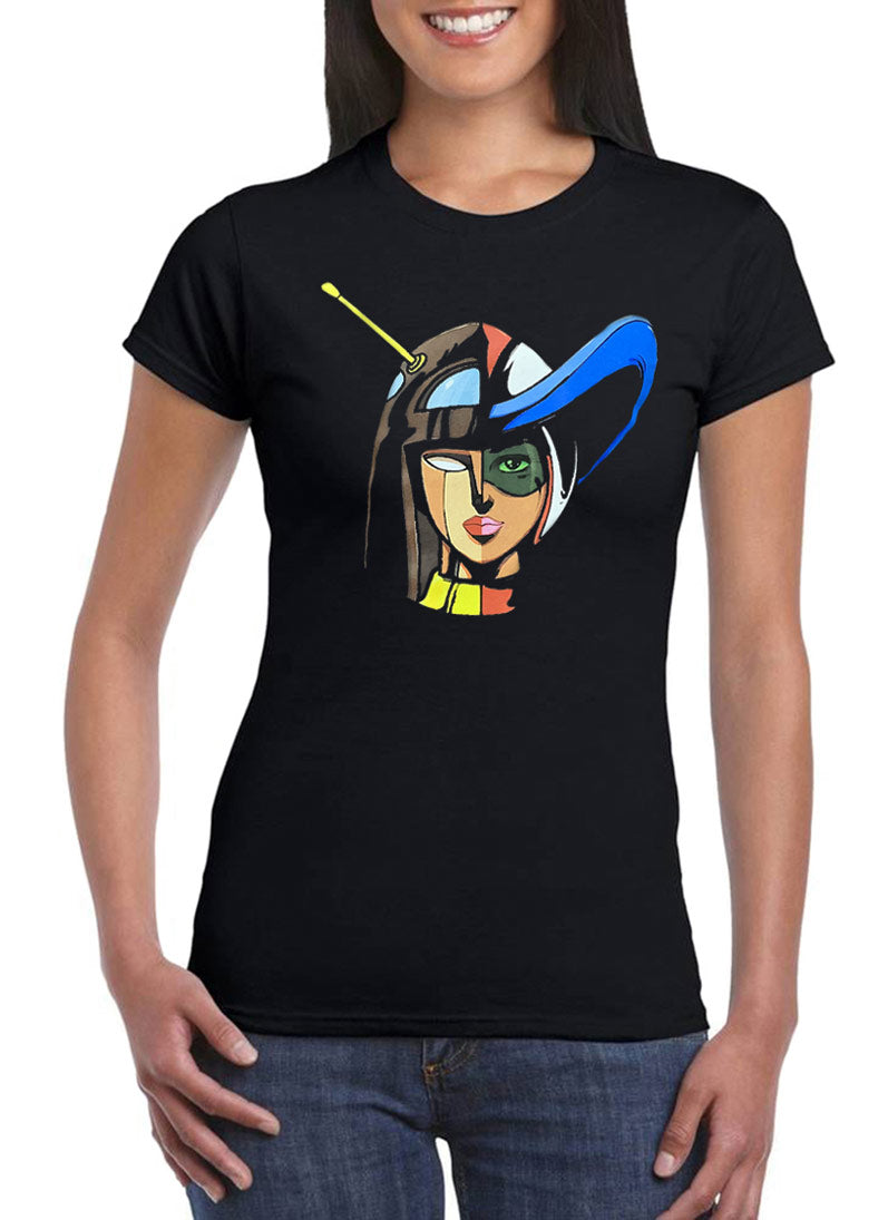 T Shirt Venusia Goldrake Donna Robot Anni 80
