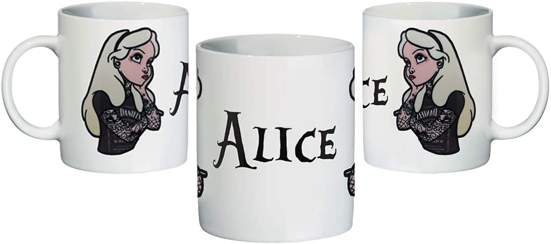 Tazza Alice Tatuata con Cofanetto da Collezione