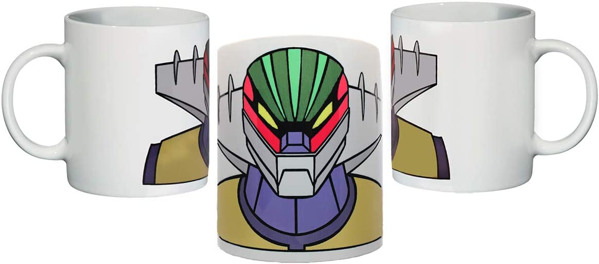 Tasse robot Jeeg avec boîte de collection des années 80