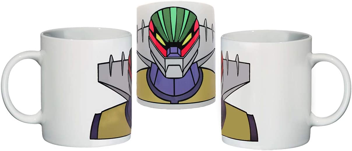 Tasse robot Jeeg avec boîte de collection des années 80