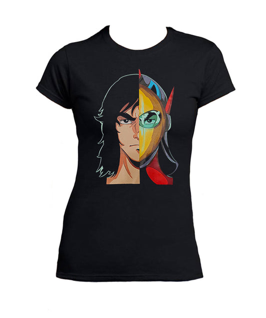 T Shirt Actarus Duke Fleed Donna Goldrake