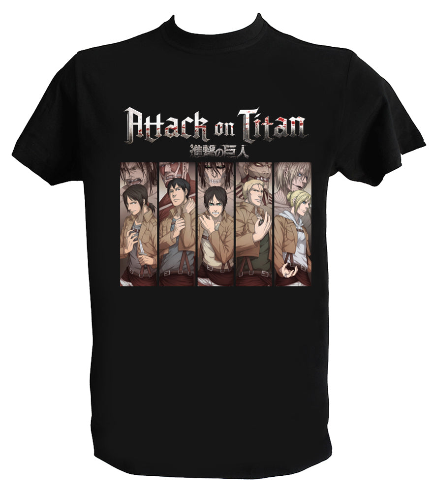 Tee Shirt Attaque des Titans Hommes Enfant Anime