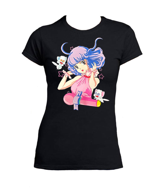 T Shirt Creamy Mami Donna Cartoni Animati Anni 80