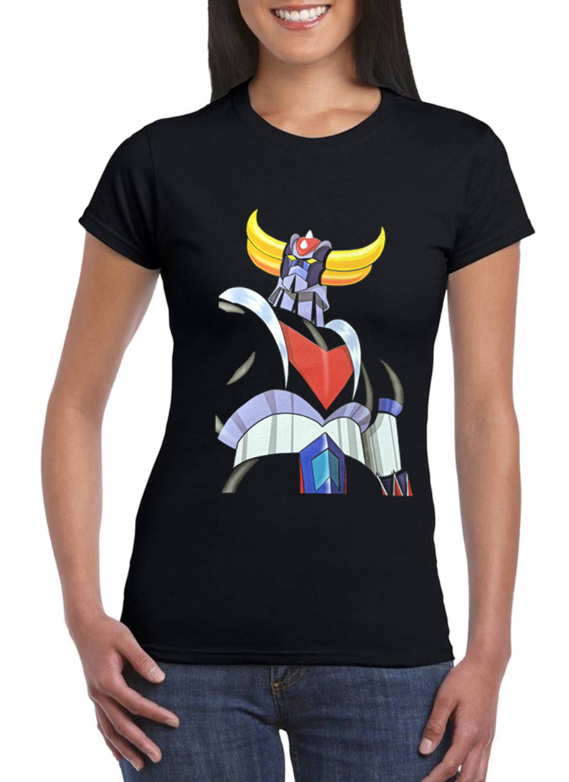 Grendizer UFO Robot T-Shirt Woman 80s Cartoons
