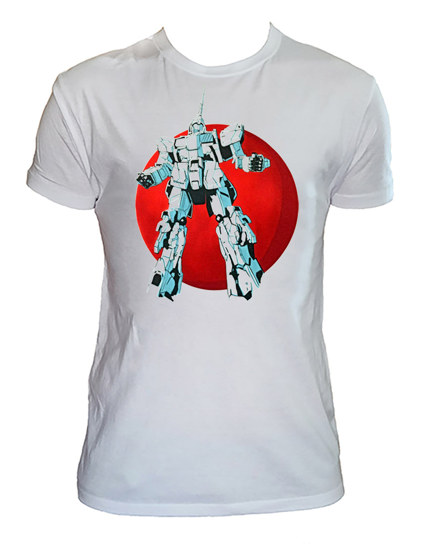 T Shirt Gundam Robot Uomo Bambino Cartoni Animati Anni 80