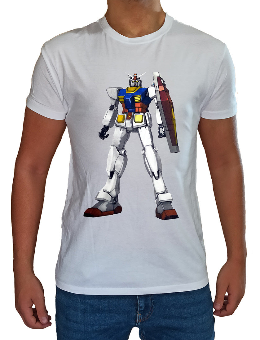 T Shirt Gundam Uomo Bambino Robot Anni 80
