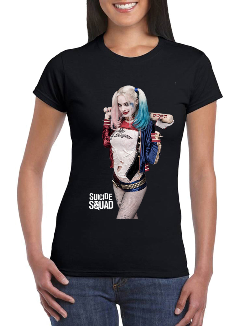 T Shirt Harley Quinn Donna Daddy's Lil Monster – UZ Design
