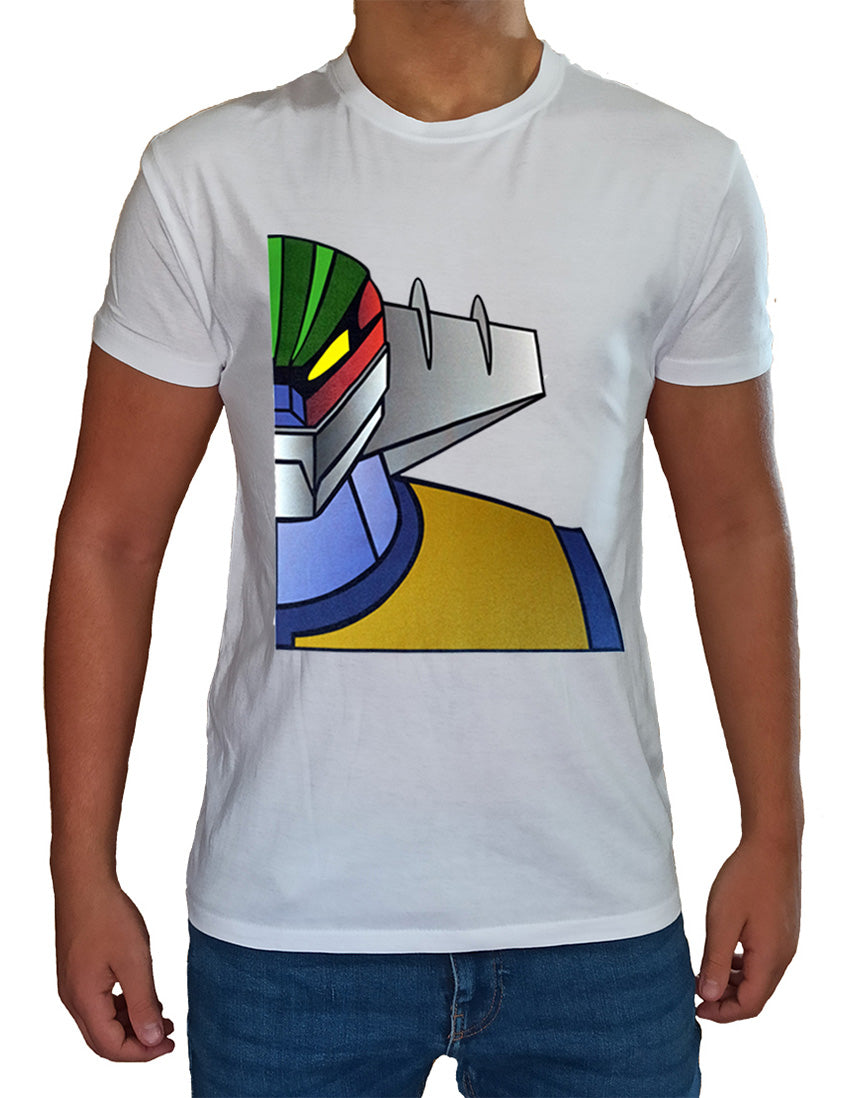 T Shirt Jeeg Robot Uomo Bambino Cartoni Animati Anni 80