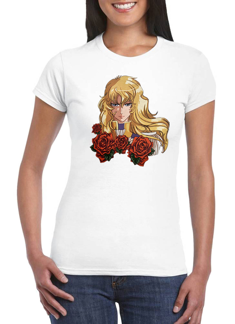 T Shirt Lady Oscar Donna Cartoni Animati Anni 80
