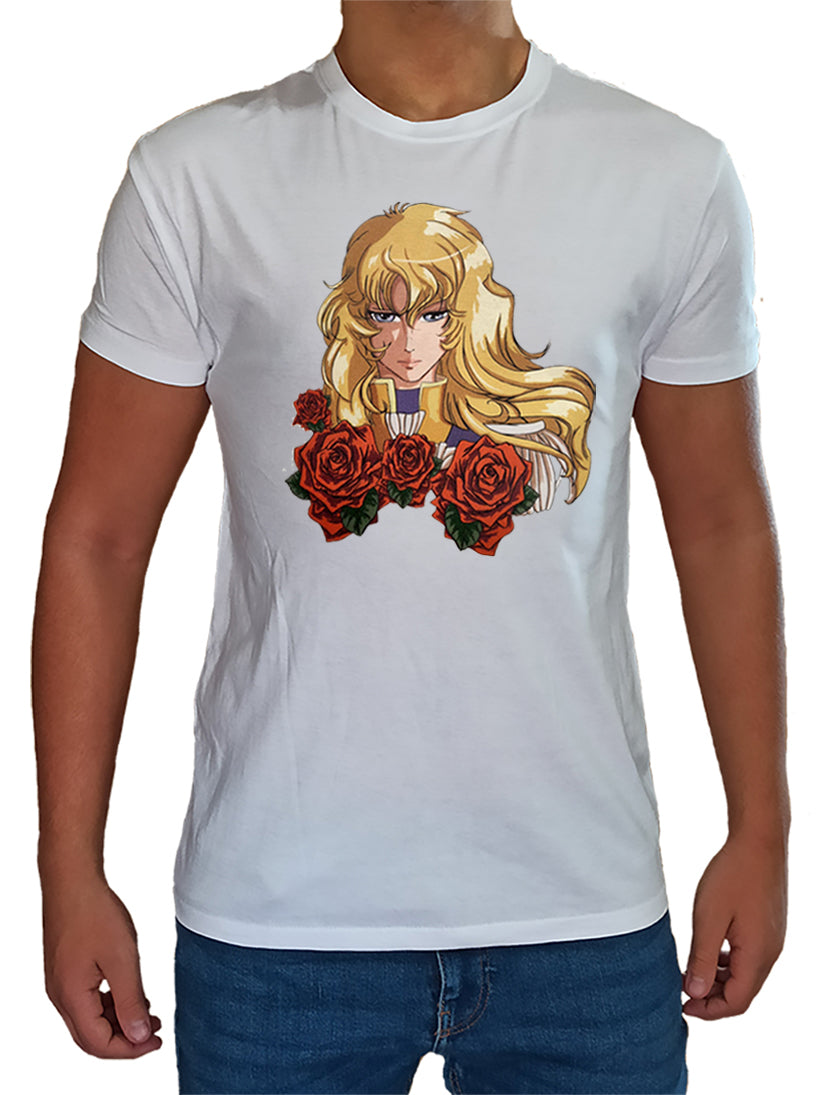 T Shirt Lady Oscar Uomo Bambino Cartoni Animati Anni 80