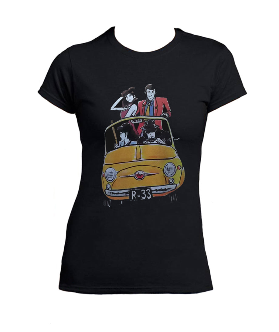 T Shirt Lupin 3 Donna Margot Jigen Goemon