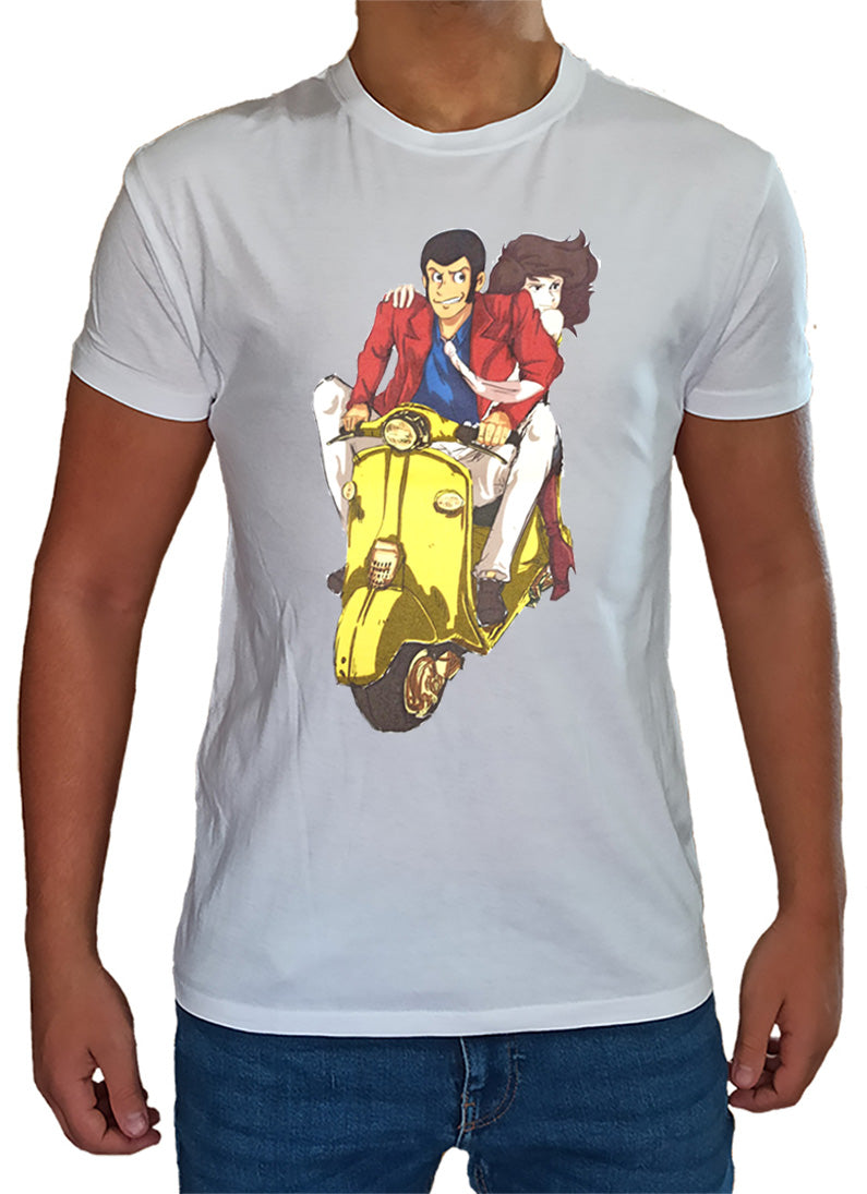 T Shirt Lupin 3 Uomo Bambino Margot Moto
