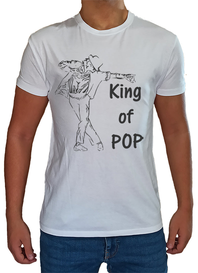 T Shirt Michael Uomo Bambino Pop Thriller