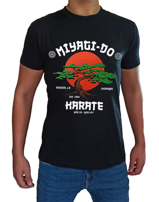T Shirt Miyagi Do Uomo Bambino Karate Kid Serie TV