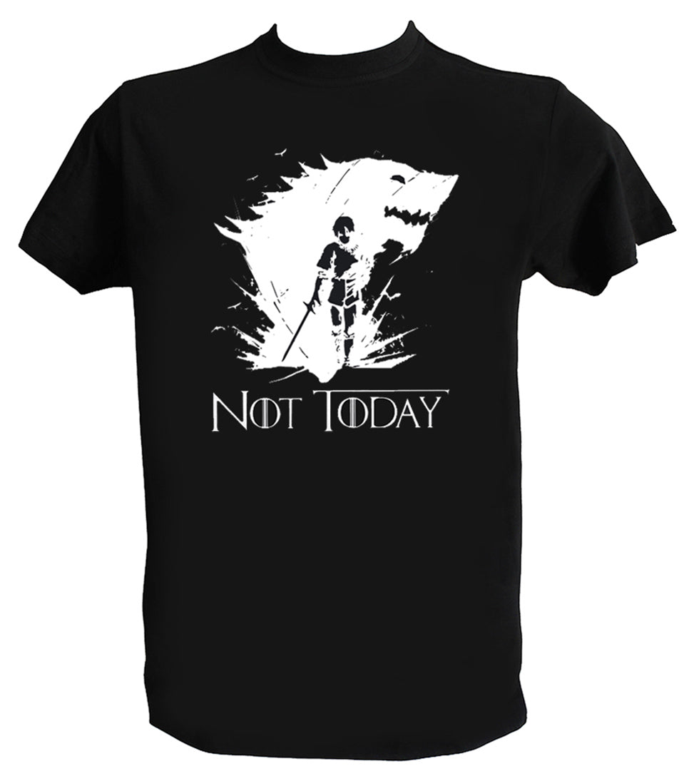 Tee Shirt Arya Stark Homme Enfant Not Today Serie TV