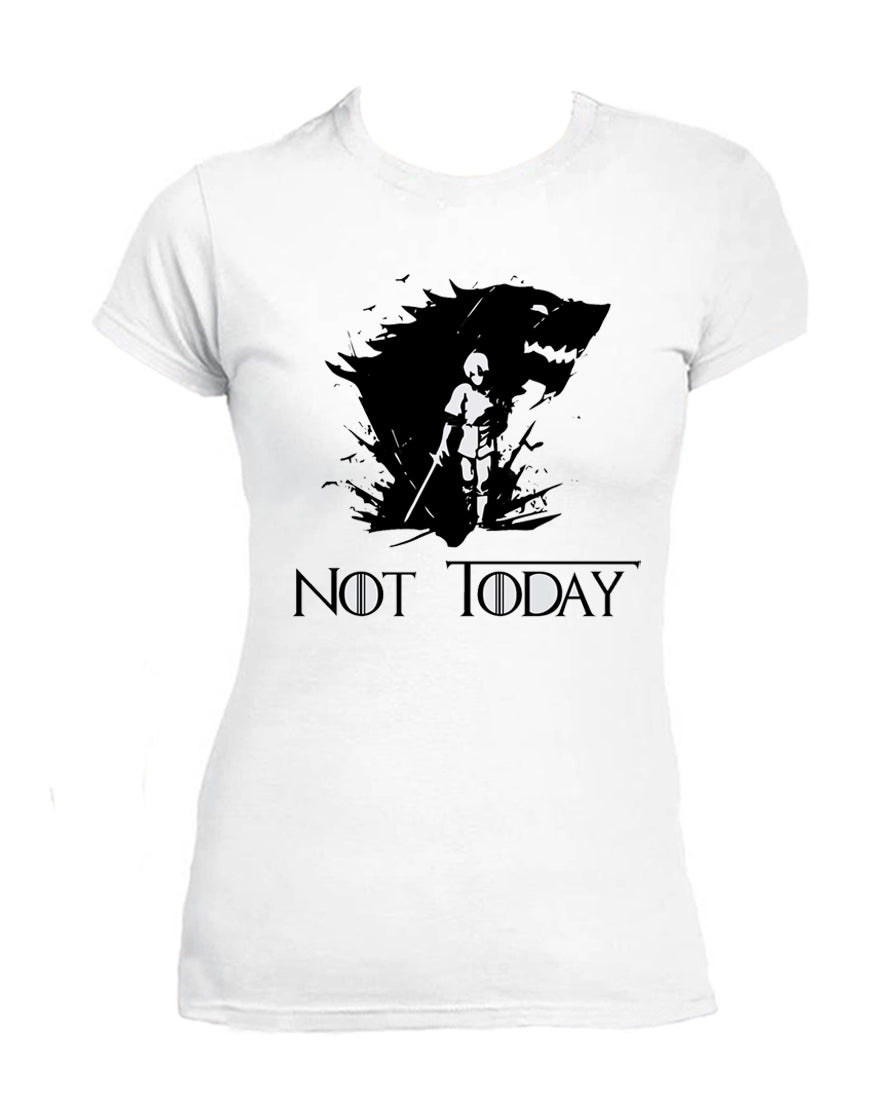 T Shirt Arya Stark Donna Not Today Serie TV