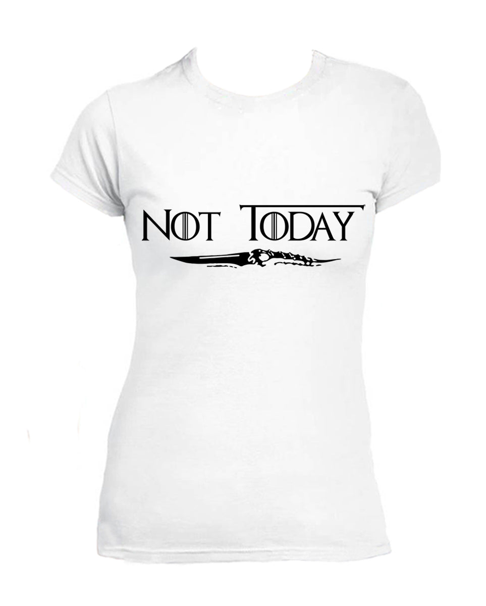 T Shirt Not Today Donna Arya Stark Serie TV