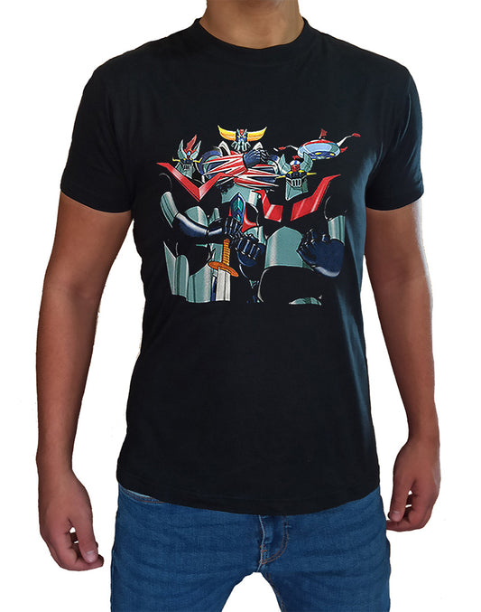 T Shirt Goldrake Mazinga Uomo Bambino Robot Anni 80