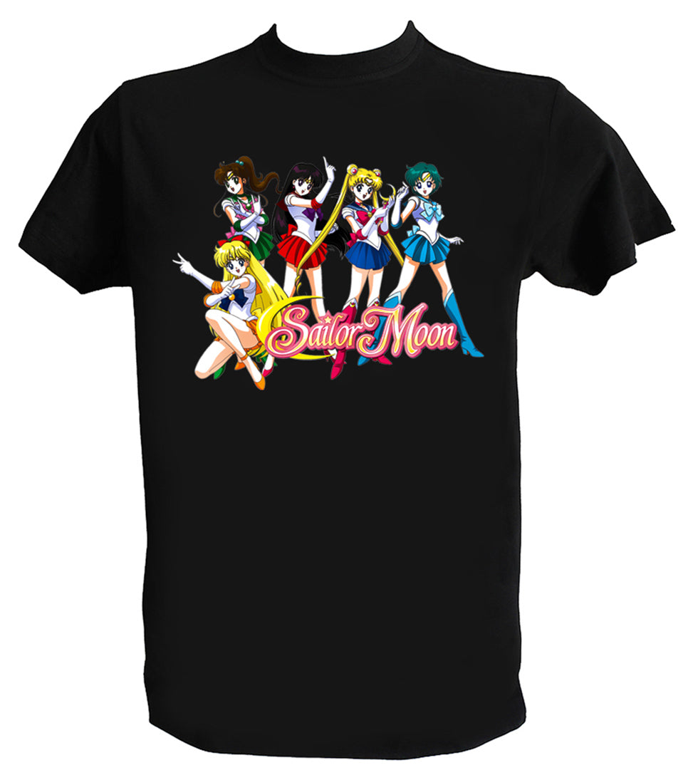 T Shirt Sailor Moon Uomo Bambino Cartoni Animati Anni 90