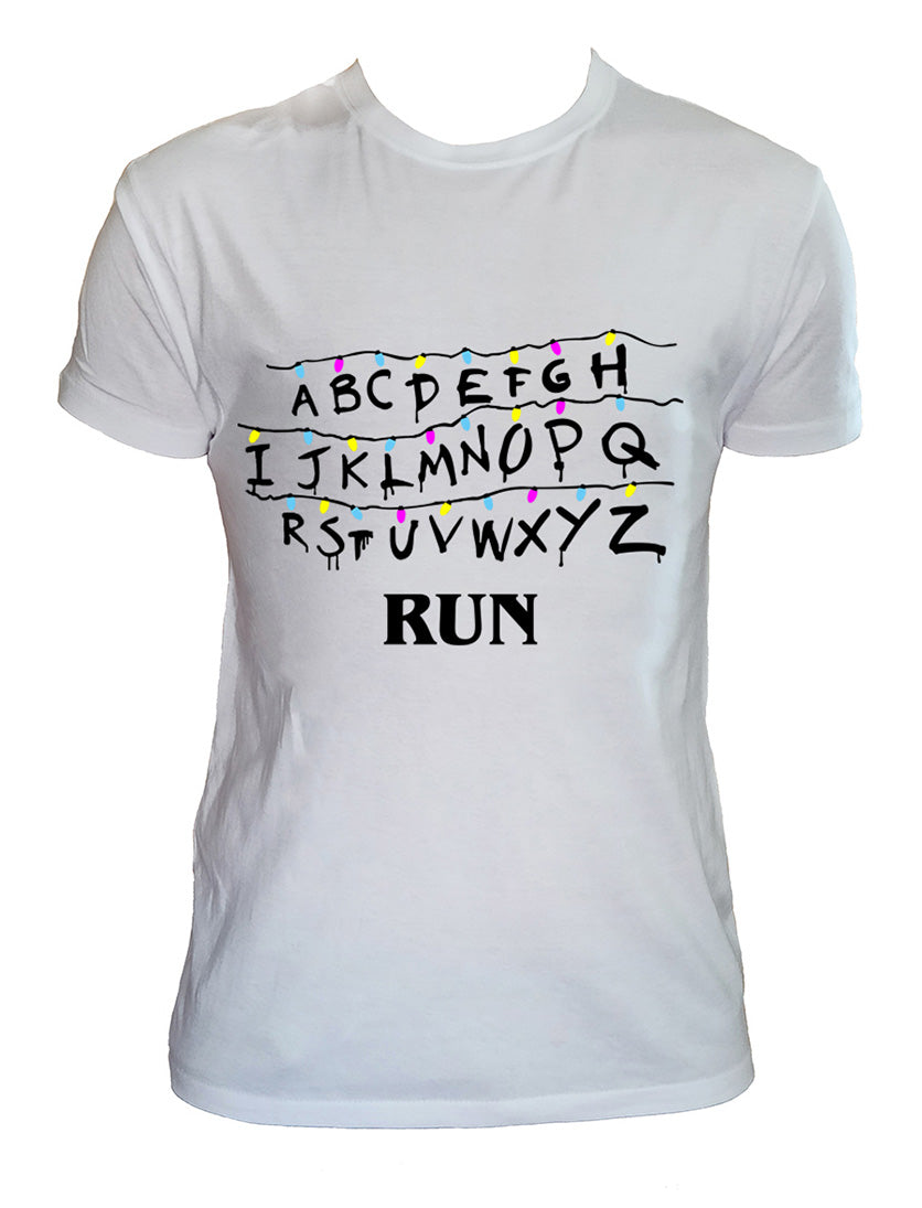 Alphabet Wall T-Shirt Man Child Eleven TV Series