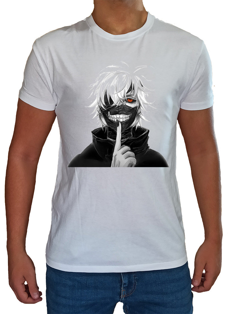 T Shirt Tokyo Ghoul Uomo Bambino Ken Kaneki Anime