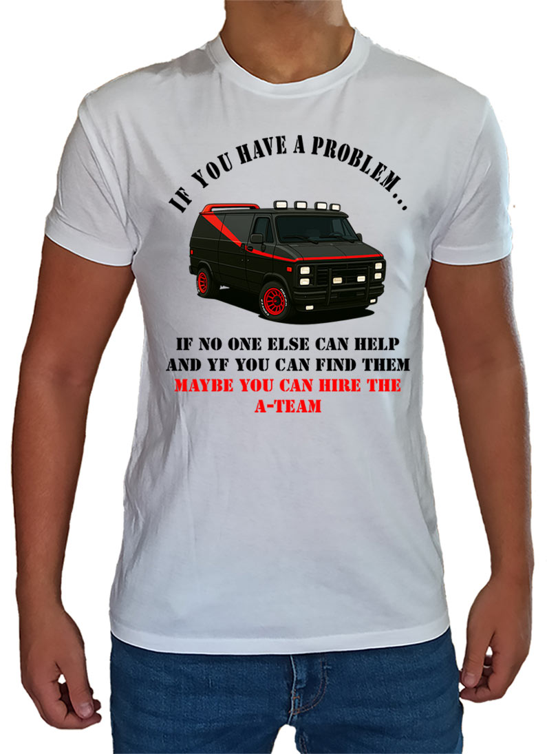 T Shirt A Team Uomo Bambino Serie TV Anni 80