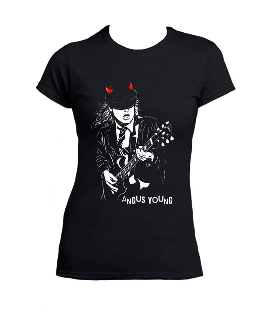 Rock Angus Young T shirt Woman