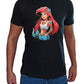 T-shirt Ariel pour hommes et garçons Princesses rock tatouées