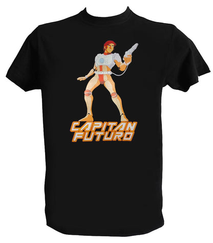 T Shirt Capitan Futuro Uomo Bambino Cartoni Animati Anni 80