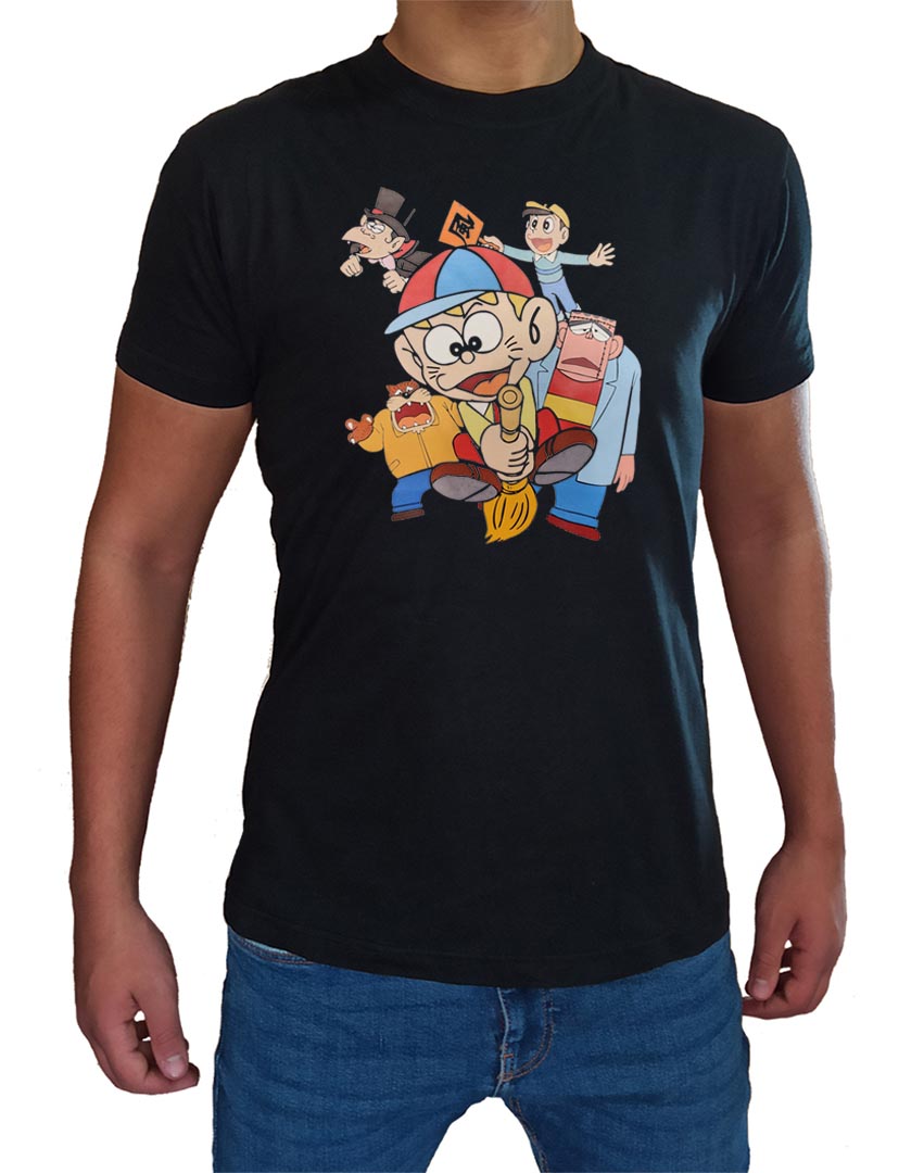 T Shirt Carletto il Principe dei Mostri Uomo Bambino Cartoni Animati Anni 80