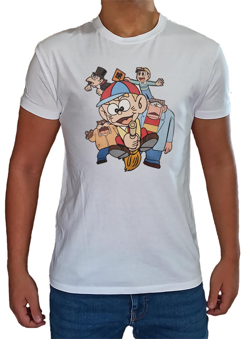 T Shirt Carletto il Principe dei Mostri Uomo Bambino Cartoni Animati Anni 80