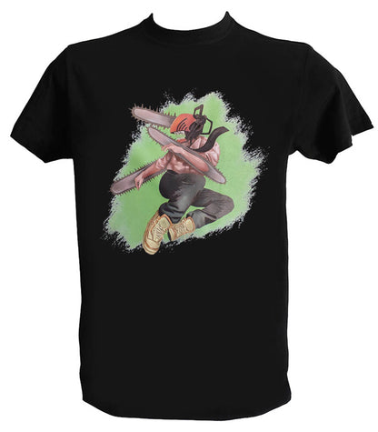 T Shirt Chainsaw Man Uomo Bambino Anime Manga