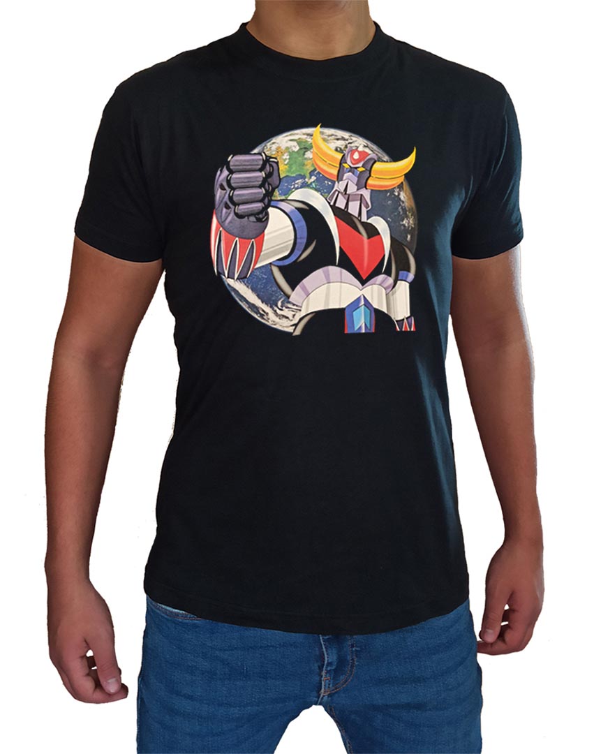 T Shirt Goldrake Uomo Bambino UFO Robot Anni 80