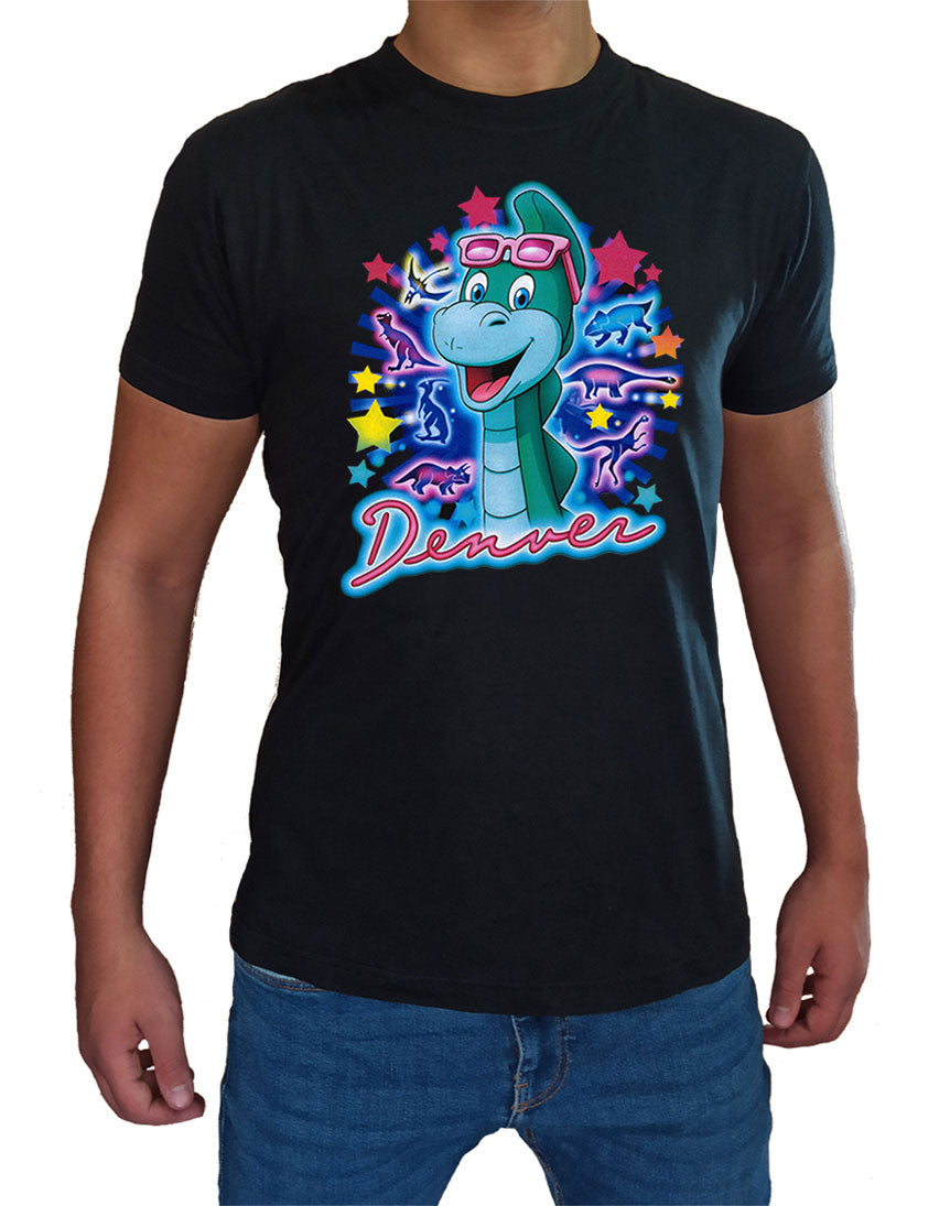 T Shirt Denver Uomo Bambino Cartoni Animati Anni 90