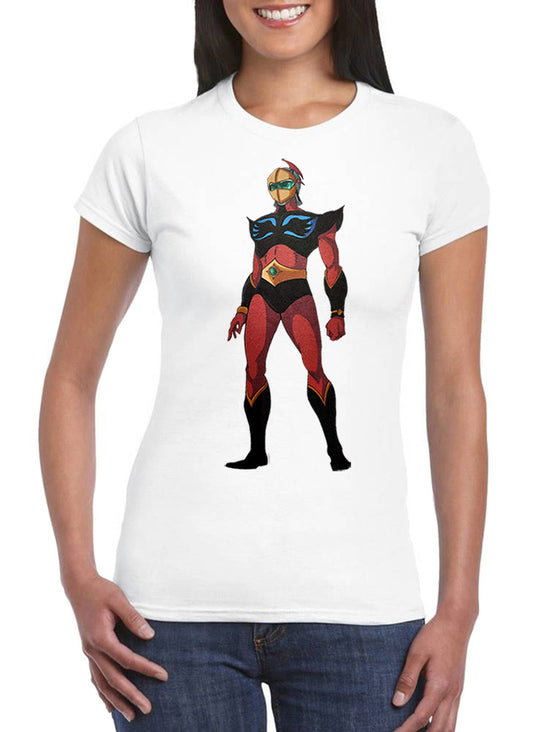 Duke Fleed T-shirt femme Grendizer dessins animés années 80