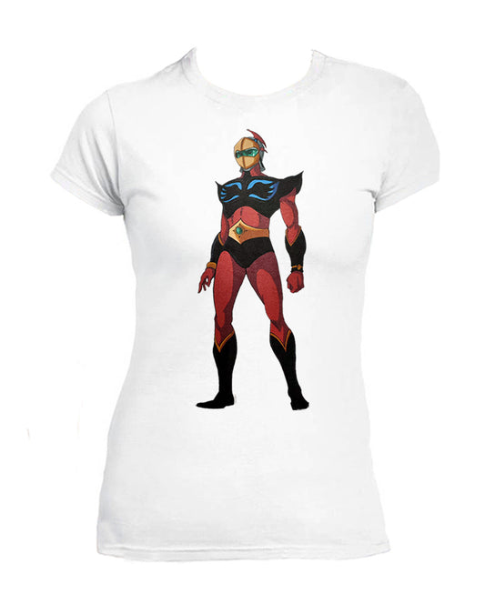 Duke Fleed T-shirt femme Grendizer dessins animés années 80