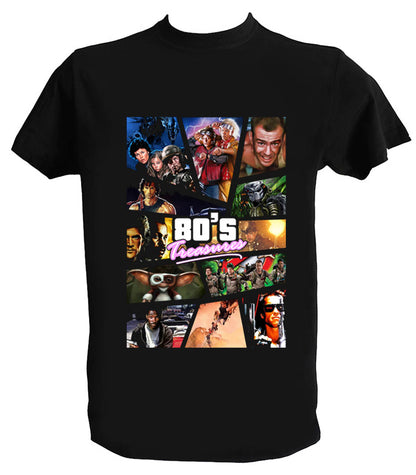 T-shirt de film culte des années 80 pour hommes et garçons