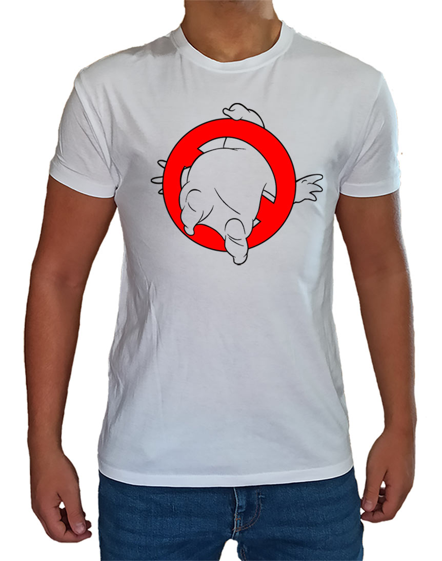 T Shirt Acchiappa Fantasmi Uomo Bambino Film Cult Anni 80