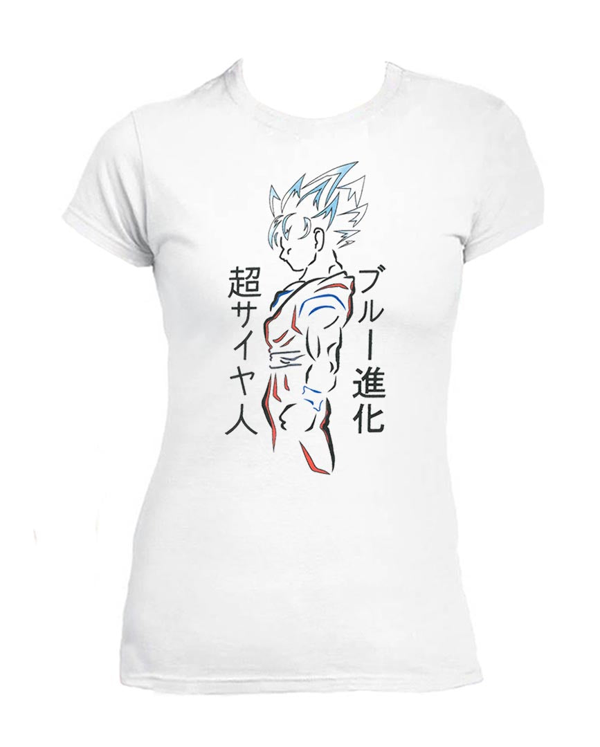 Son Goku DBZ T-Shirt Woman 90s Cartoons