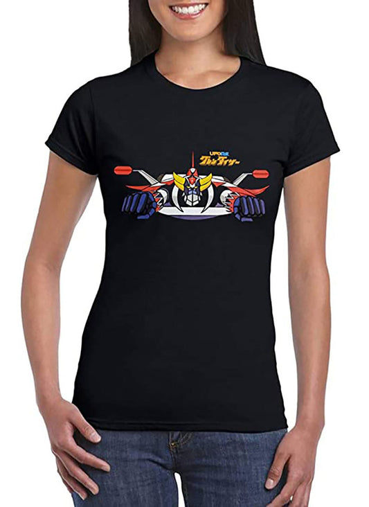 Grendizer T Shirt UFO Robot Femme Dessins Animés Années 80