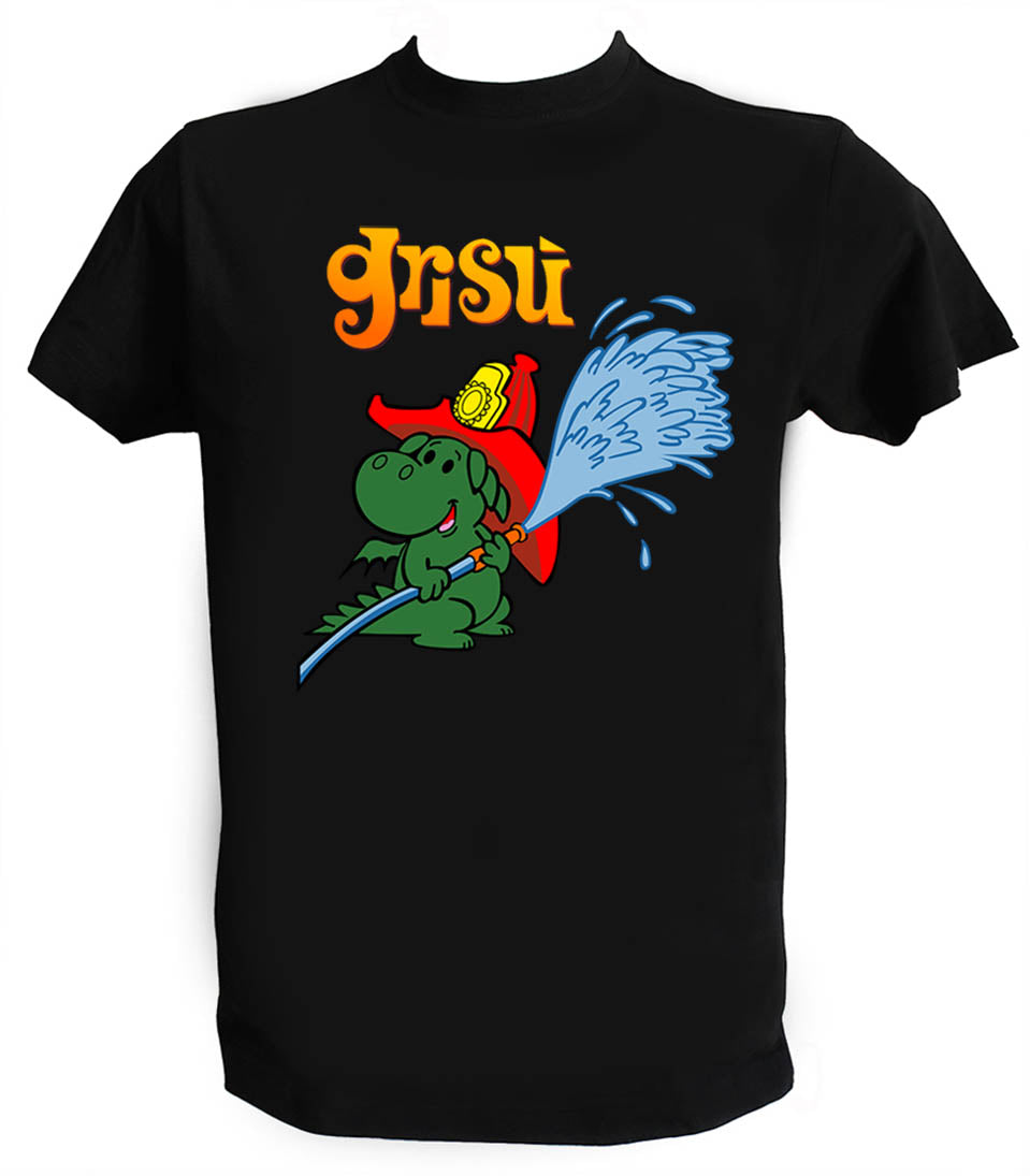 T Shirt Grisù Uomo Bambino Cartoni Animati Anni 80