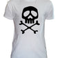 T Shirt Capitan Harlock Teschio Uomo Bambino Anni 80