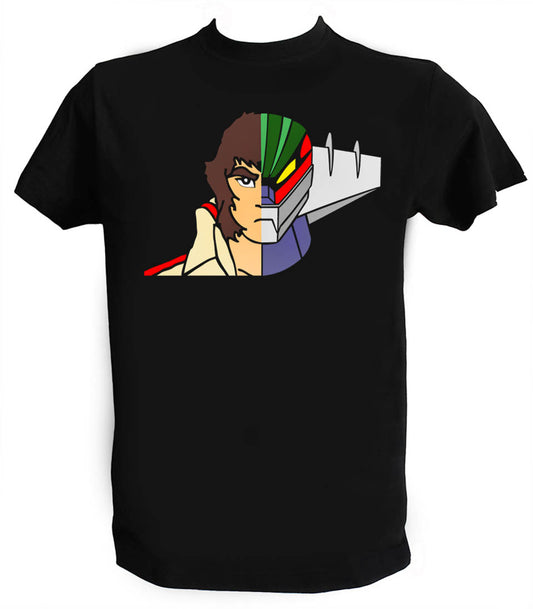 T Shirt Jeeg Robot Uomo Bambino Cartoni Animati Anni 80