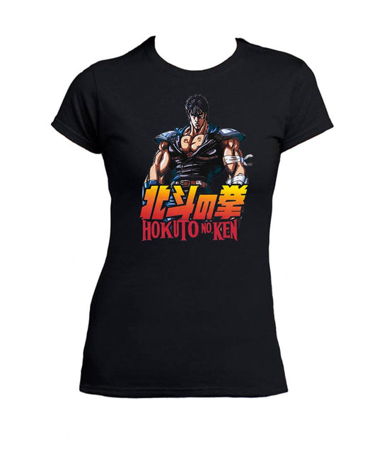 T Shirt Ken il Guerriero Donna Hokuto No Ken Anni 80