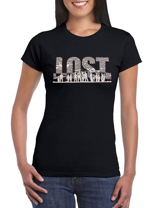 T Shirt Lost Donna Serie TV