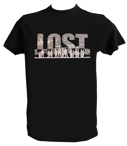 T Shirt Lost Uomo Bambino Serie TV